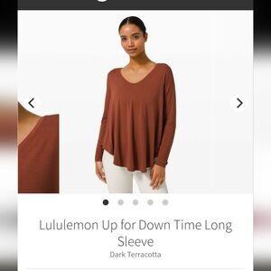 Lululemon Up For Down Time Long Sleeve